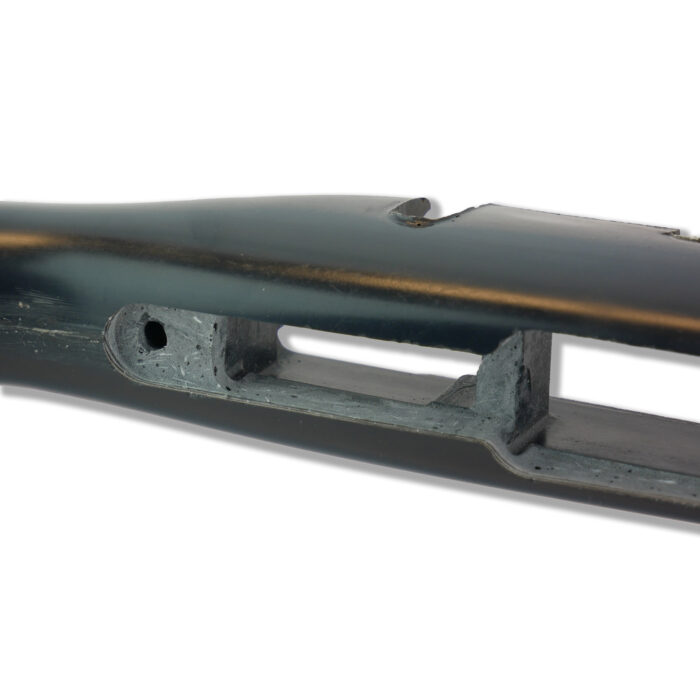 Bansner Sheep Hunter composite stock, bottom inlet detail, rear
