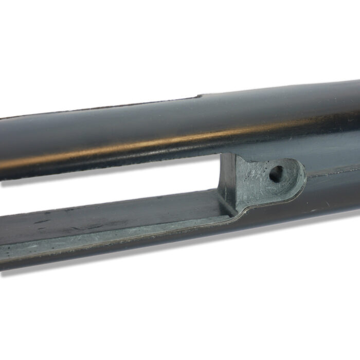 Bansner Sheep Hunter composite stock, bottom inlet detail, front
