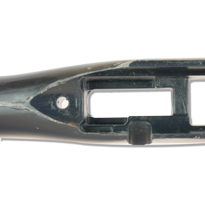 Bansner Sheep Hunter composite stock, top inlet detail, rear