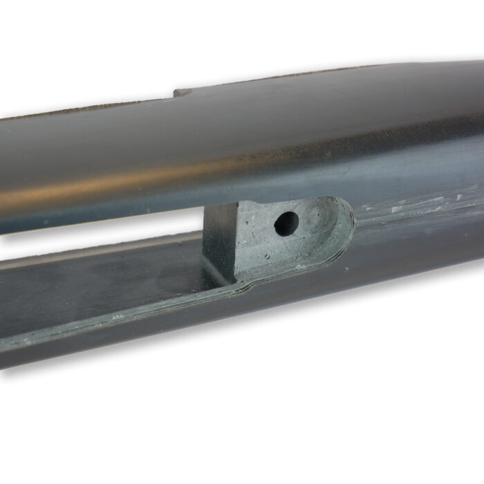 Bansner Classic, composite stocks, bottom view, inlet detail