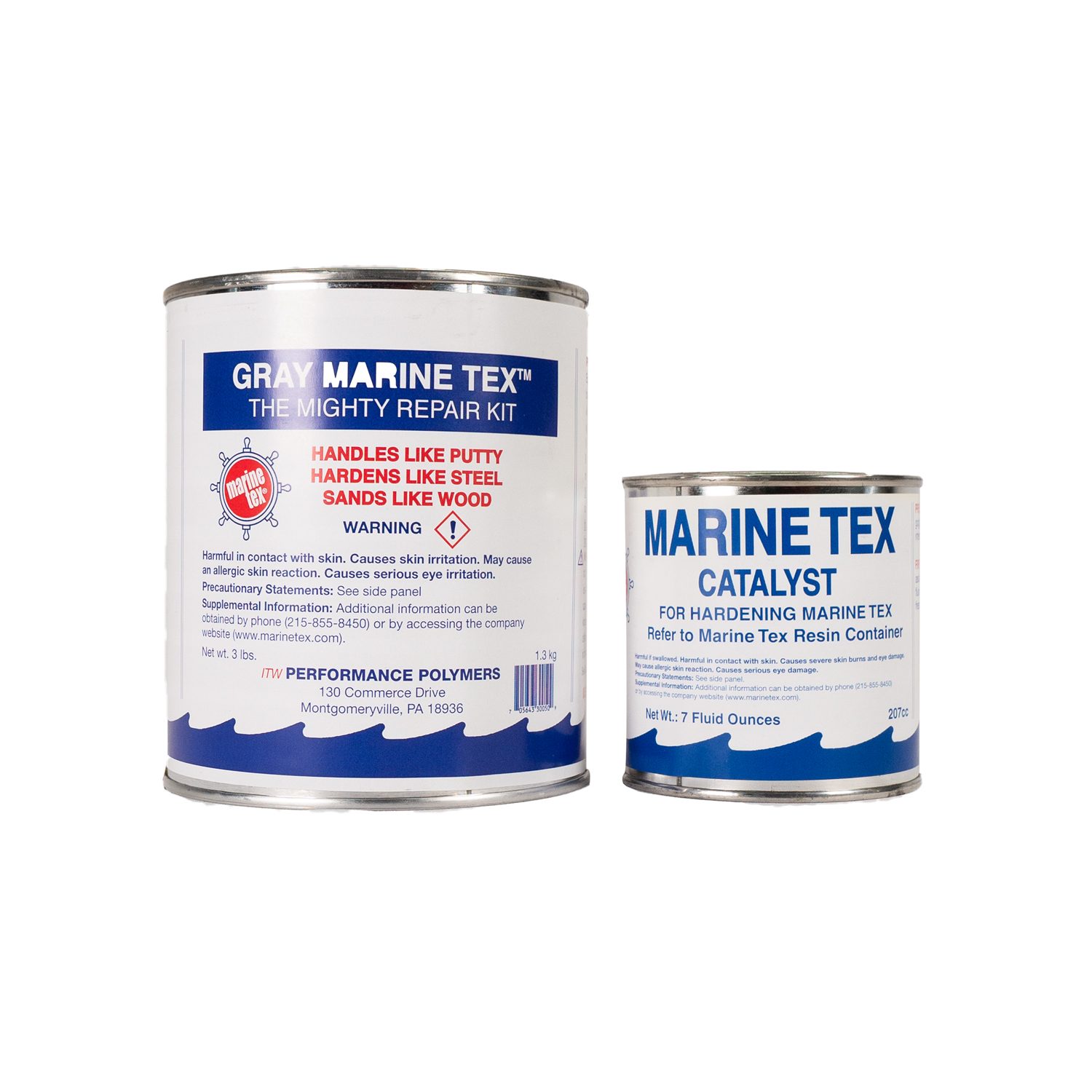 Travaco Marine-Tex White 14 oz - Fogh Boat Supplies